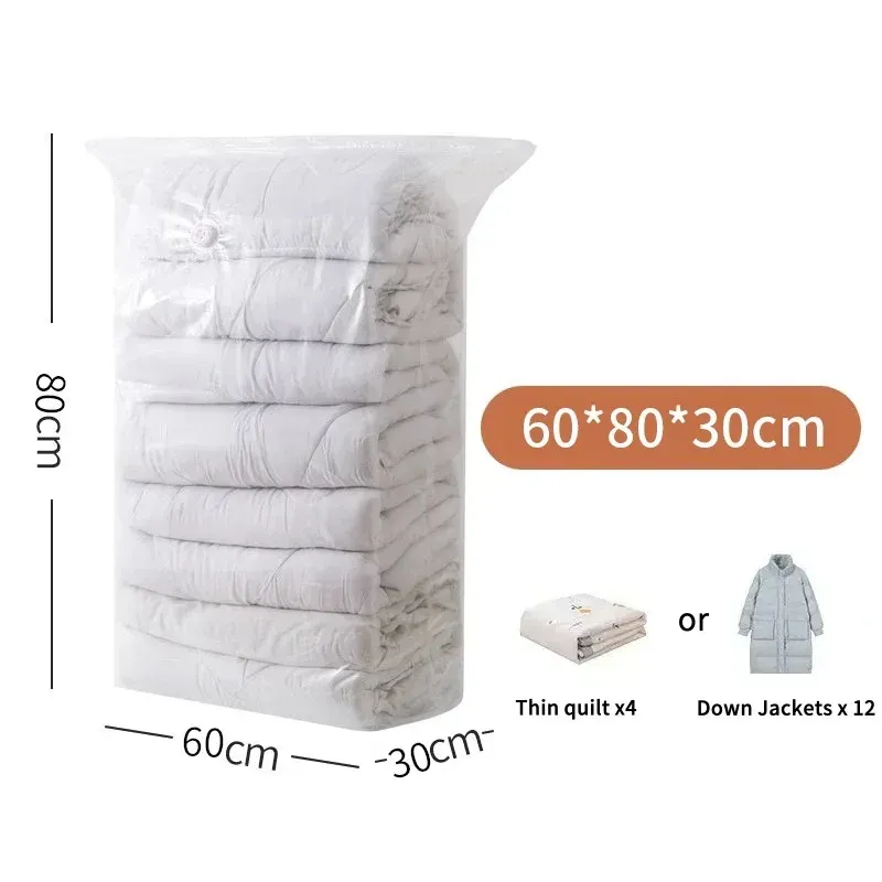 Sacs de rangement sous vide grand format pour vêtements et couettes, avec compression, idéaux pour le voyage 7