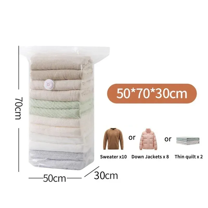 Sacs de rangement sous vide grand format pour vêtements et couettes, avec compression, idéaux pour le voyage 9