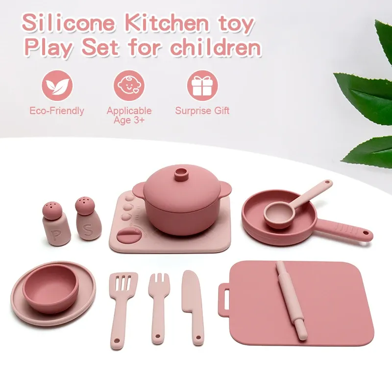 Jeu d'imitation de cuisine pour tout-petits