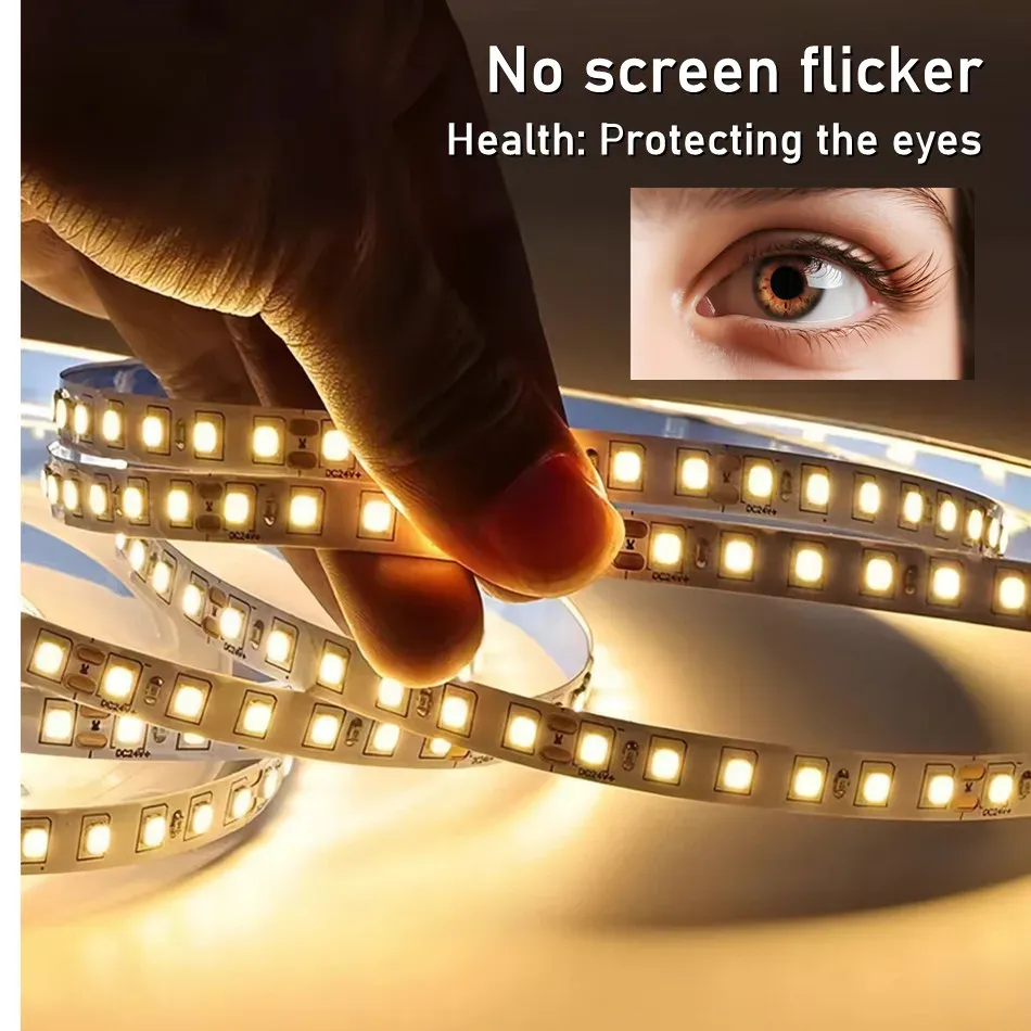 Bande LED installée dans un espace de vie