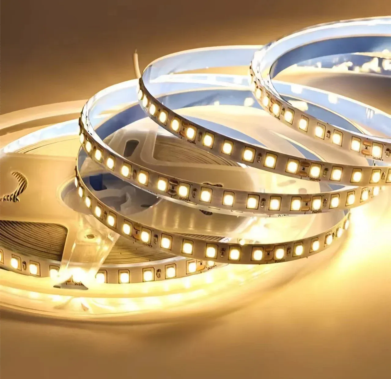 Bande LED flexible en ambiance domestique
