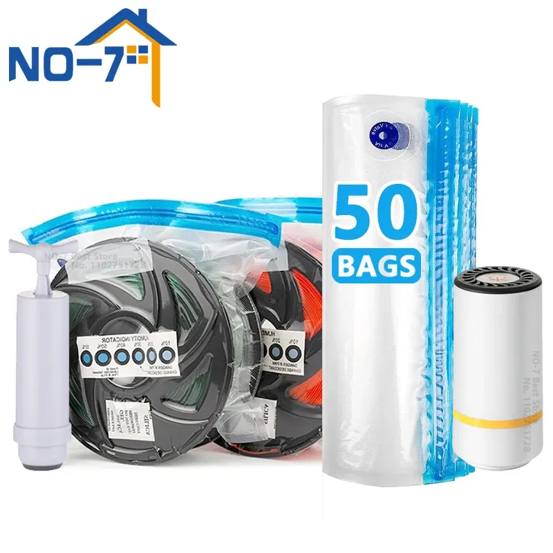 Sacs de stockage sous vide pour filament avec pompe manuelle/électrique, accessoires pour imprimante 3D, pour filament PLA, ABS, PETG, nylon, TPU et ASA, conservation au sec - Image 1