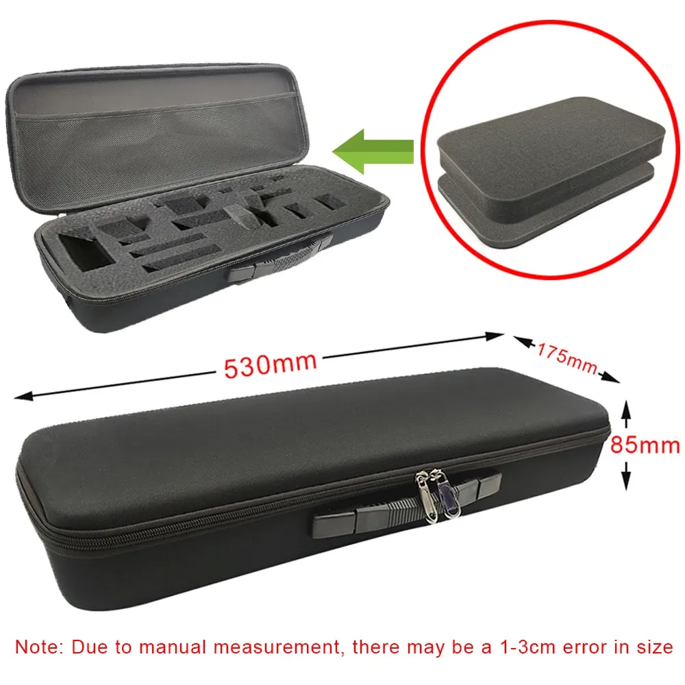 Étui de rangement rigide en mousse, sac de voyage personnalisé antichoc à fermeture éclair pour appareil photo et accessoires d'outils d'extérieur 3