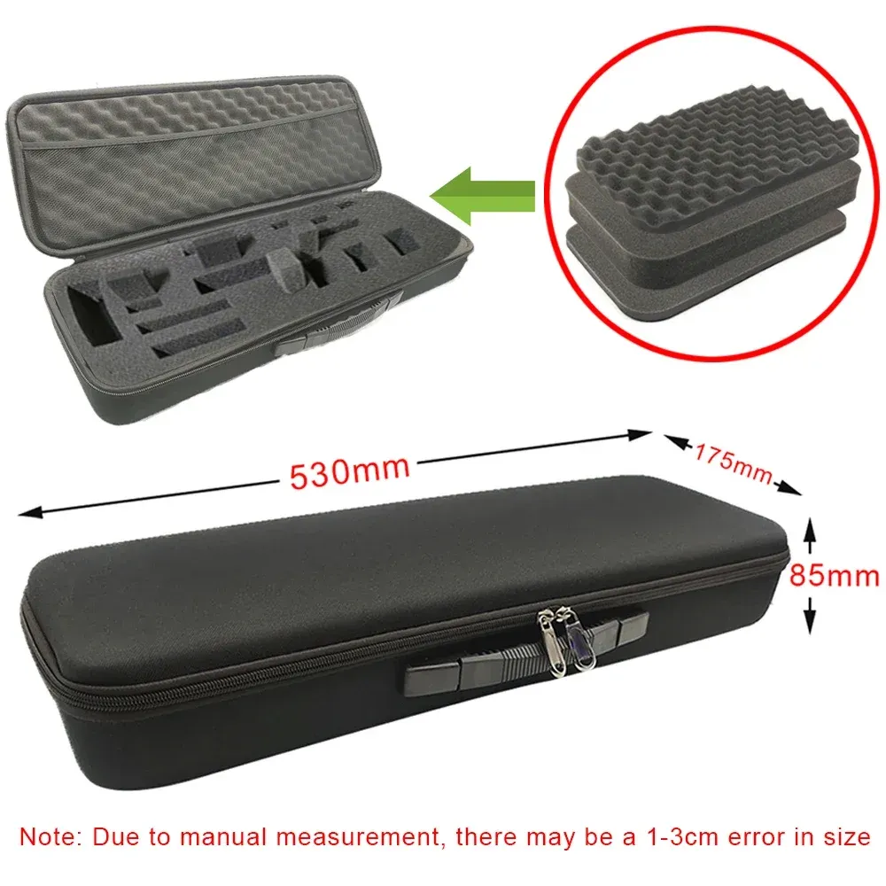 Étui de rangement rigide en mousse, sac de voyage personnalisé antichoc à fermeture éclair pour appareil photo et accessoires d'outils d'extérieur 10