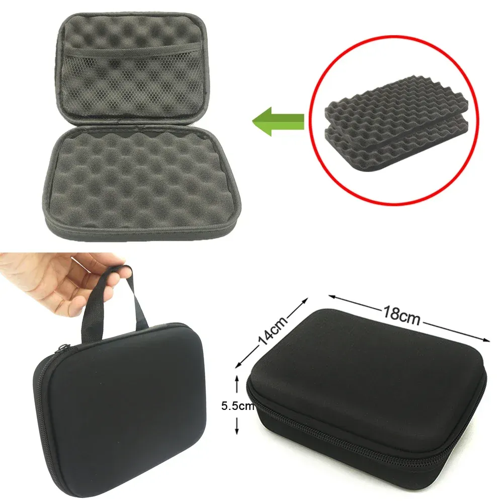 Étui de rangement rigide en mousse, sac de voyage personnalisé antichoc à fermeture éclair pour appareil photo et accessoires d'outils d'extérieur 18