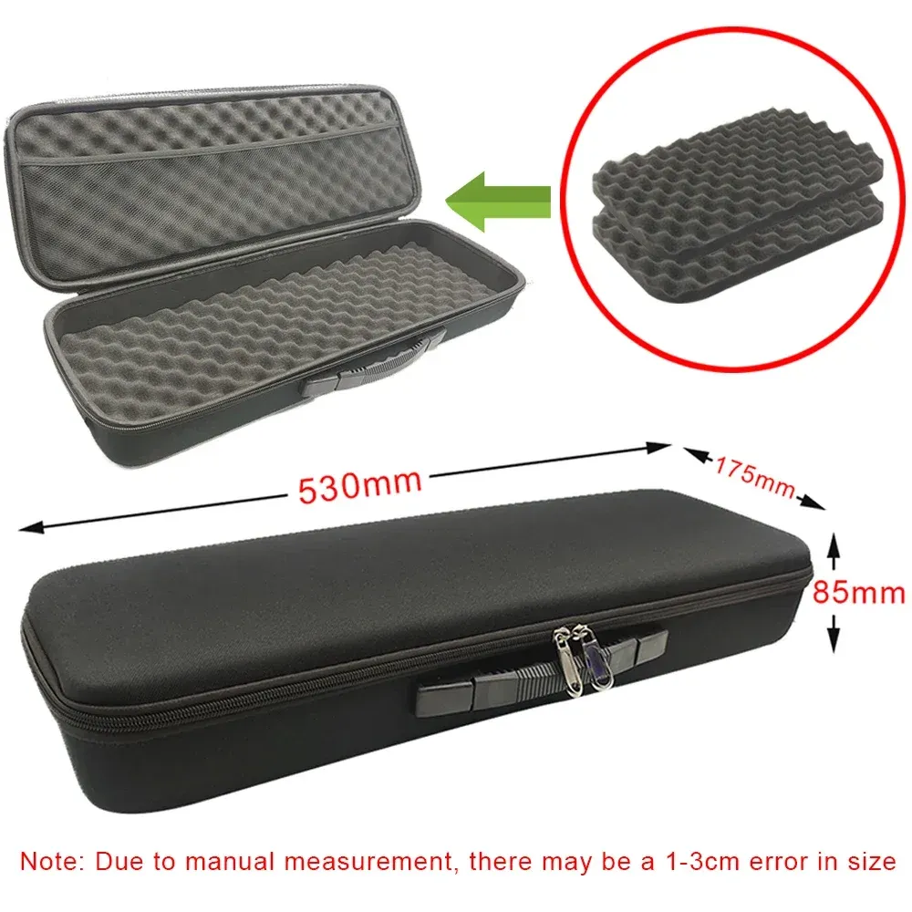 Étui de rangement rigide en mousse, sac de voyage personnalisé antichoc à fermeture éclair pour appareil photo et accessoires d'outils d'extérieur 25