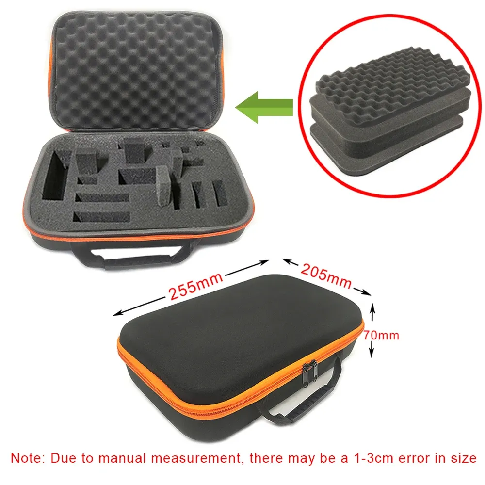 Étui de rangement rigide en mousse, sac de voyage personnalisé antichoc à fermeture éclair pour appareil photo et accessoires d'outils d'extérieur 9