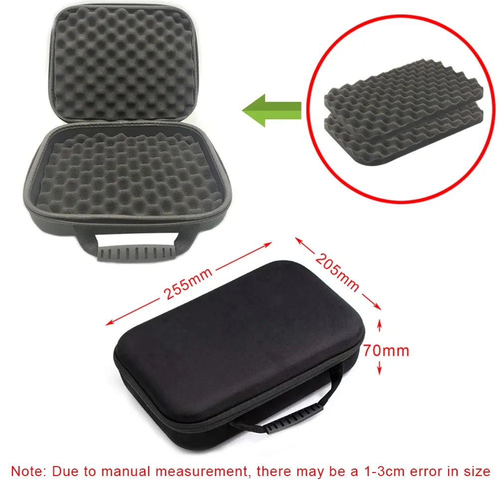 Étui de rangement rigide en mousse, sac de voyage personnalisé antichoc à fermeture éclair pour appareil photo et accessoires d'outils d'extérieur 11