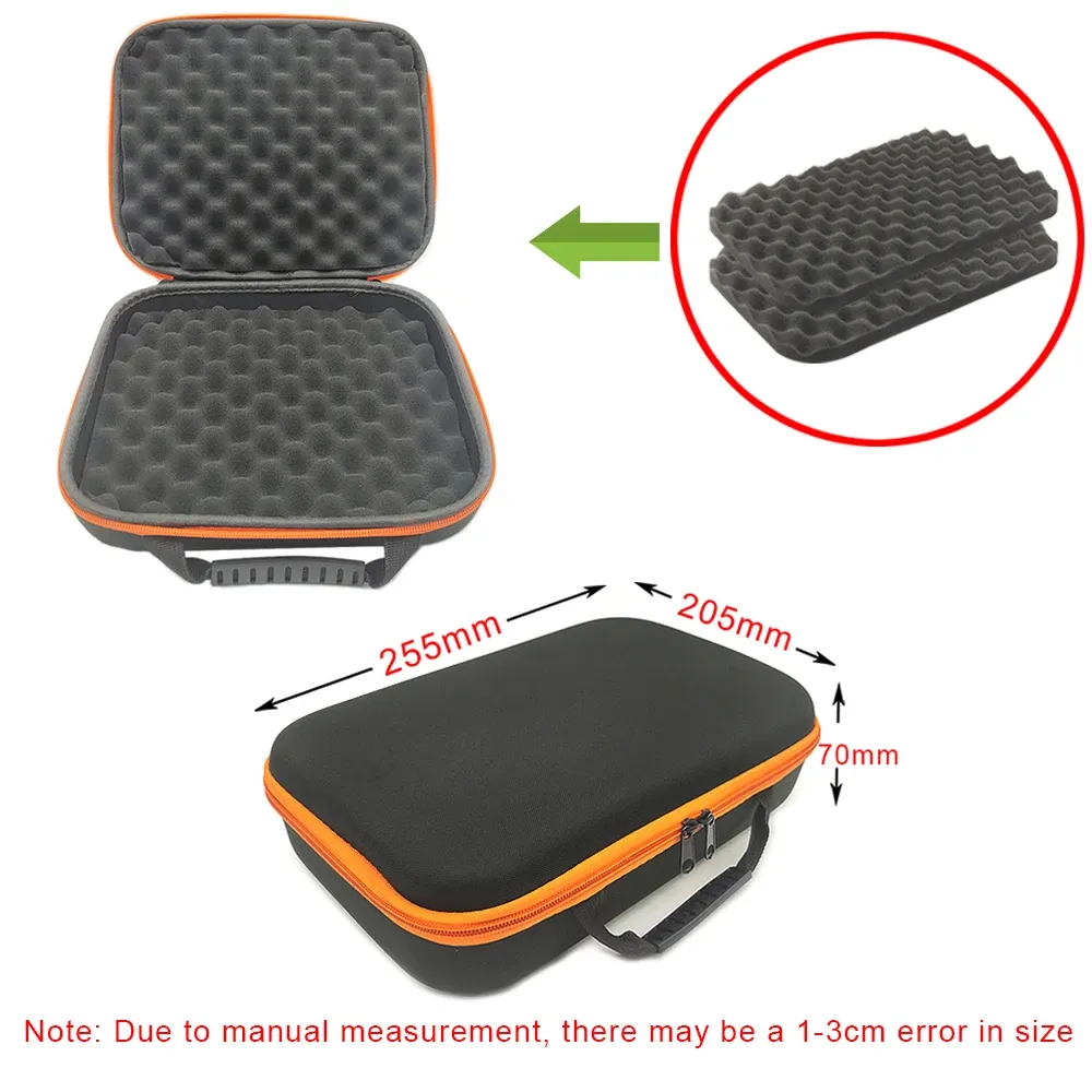 Étui de rangement rigide en mousse, sac de voyage personnalisé antichoc à fermeture éclair pour appareil photo et accessoires d'outils d'extérieur 19