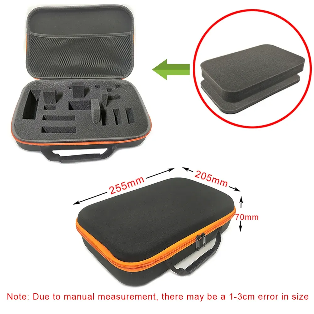Étui de rangement rigide en mousse, sac de voyage personnalisé antichoc à fermeture éclair pour appareil photo et accessoires d'outils d'extérieur 21