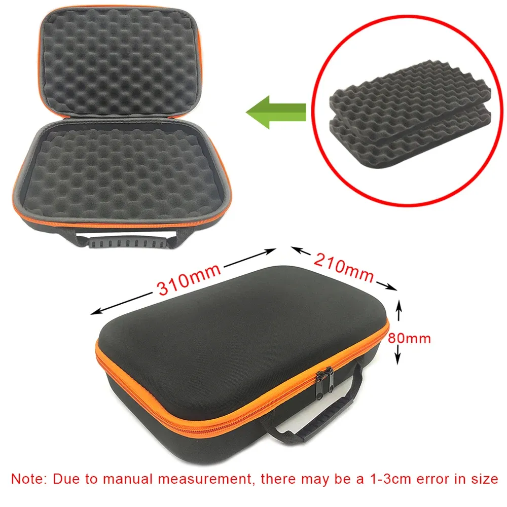 Étui de rangement rigide en mousse, sac de voyage personnalisé antichoc à fermeture éclair pour appareil photo et accessoires d'outils d'extérieur 16