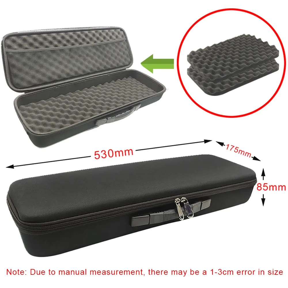 Étui de rangement rigide en mousse, sac de voyage personnalisé antichoc à fermeture éclair pour appareil photo et accessoires d'outils d'extérieur 38