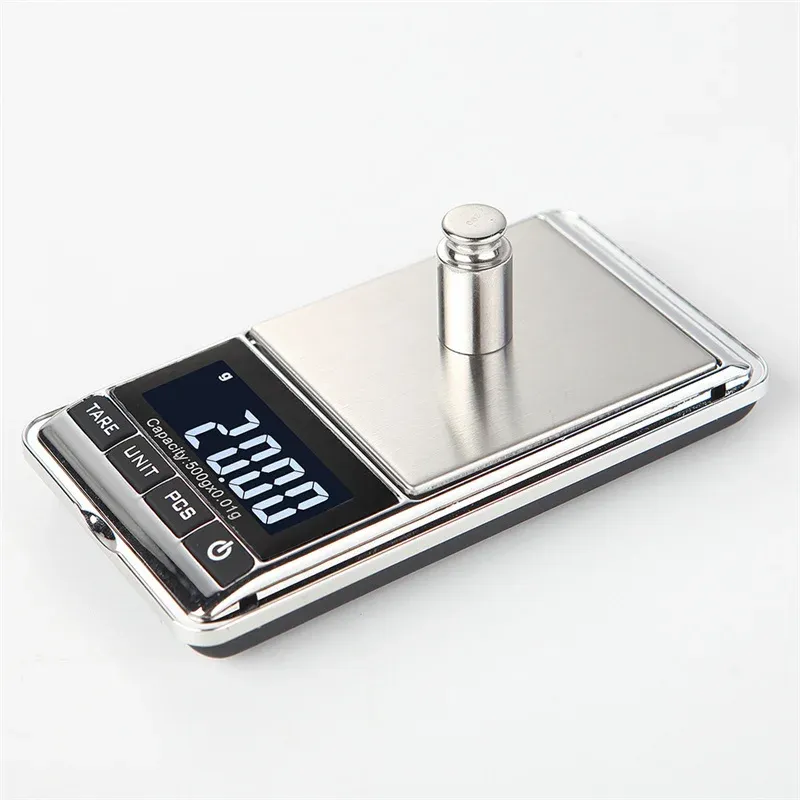 Mini balance numérique en utilisation