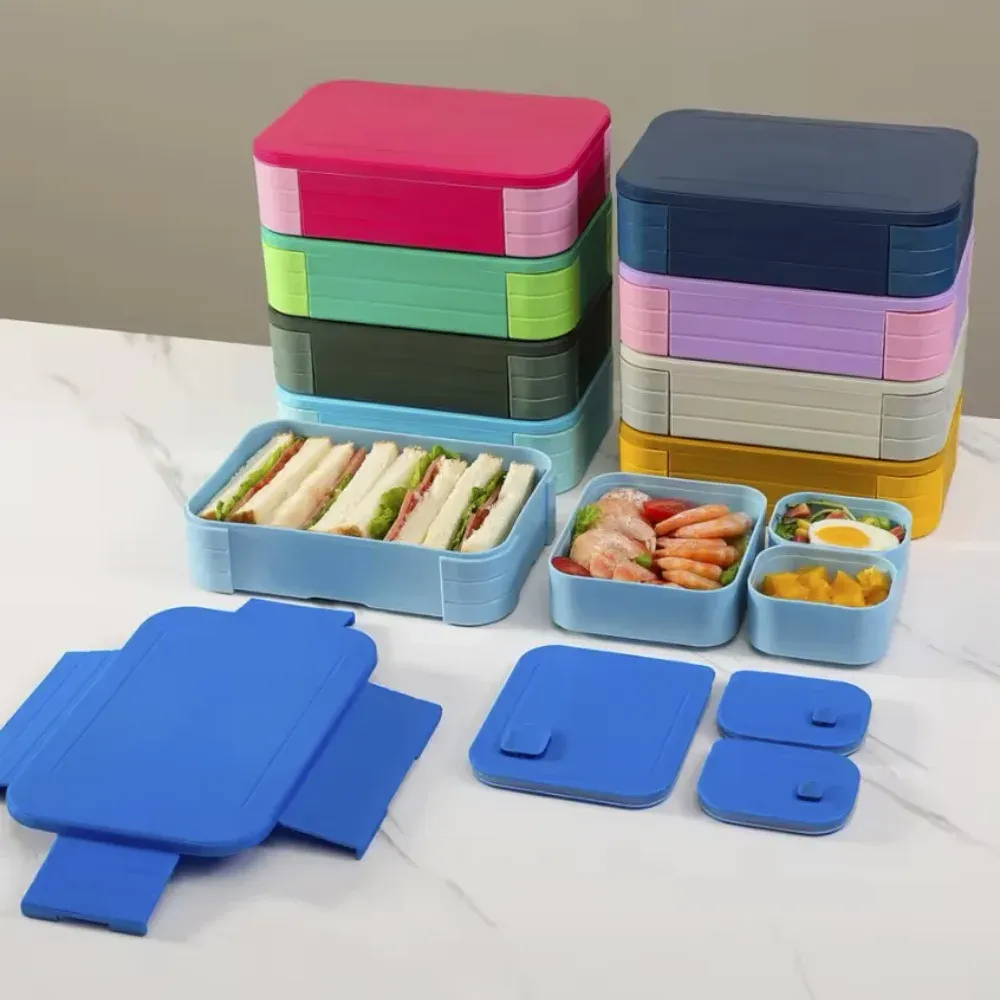 Boîte à déjeuner Bento dans un cadre de travail
