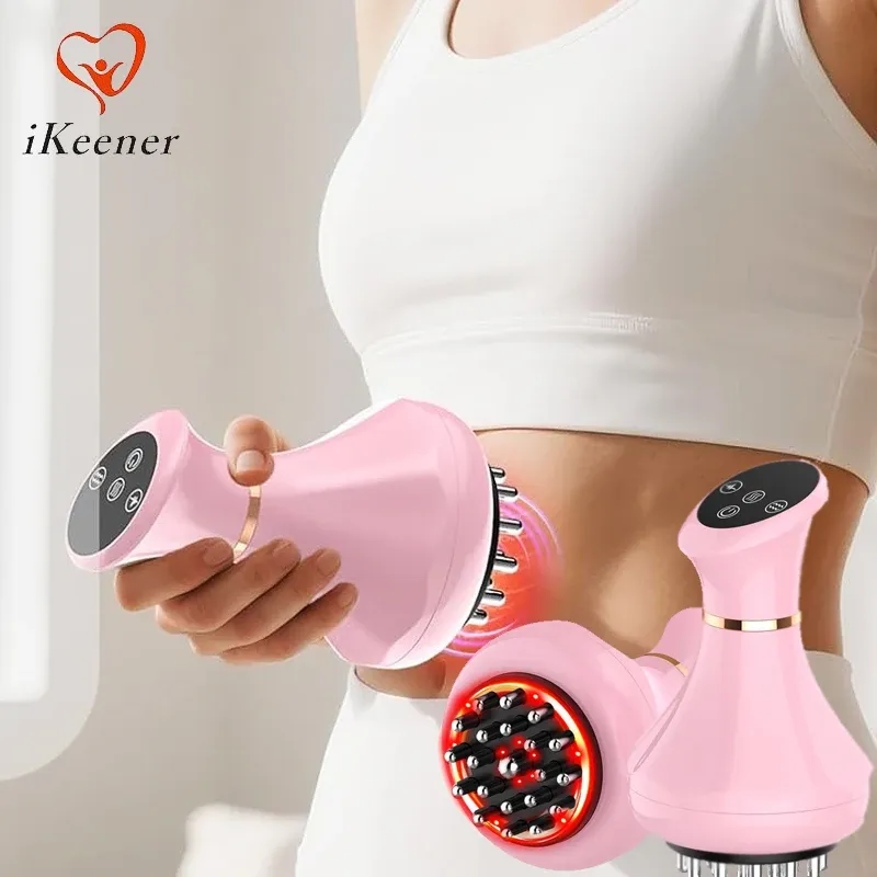 Brosse électrique pour méridiens, 9 niveaux de vibration, masseur corporel, remodelage, réduction des vergetures, cellulite, relaxation musculaire, outil de massage - Image 1