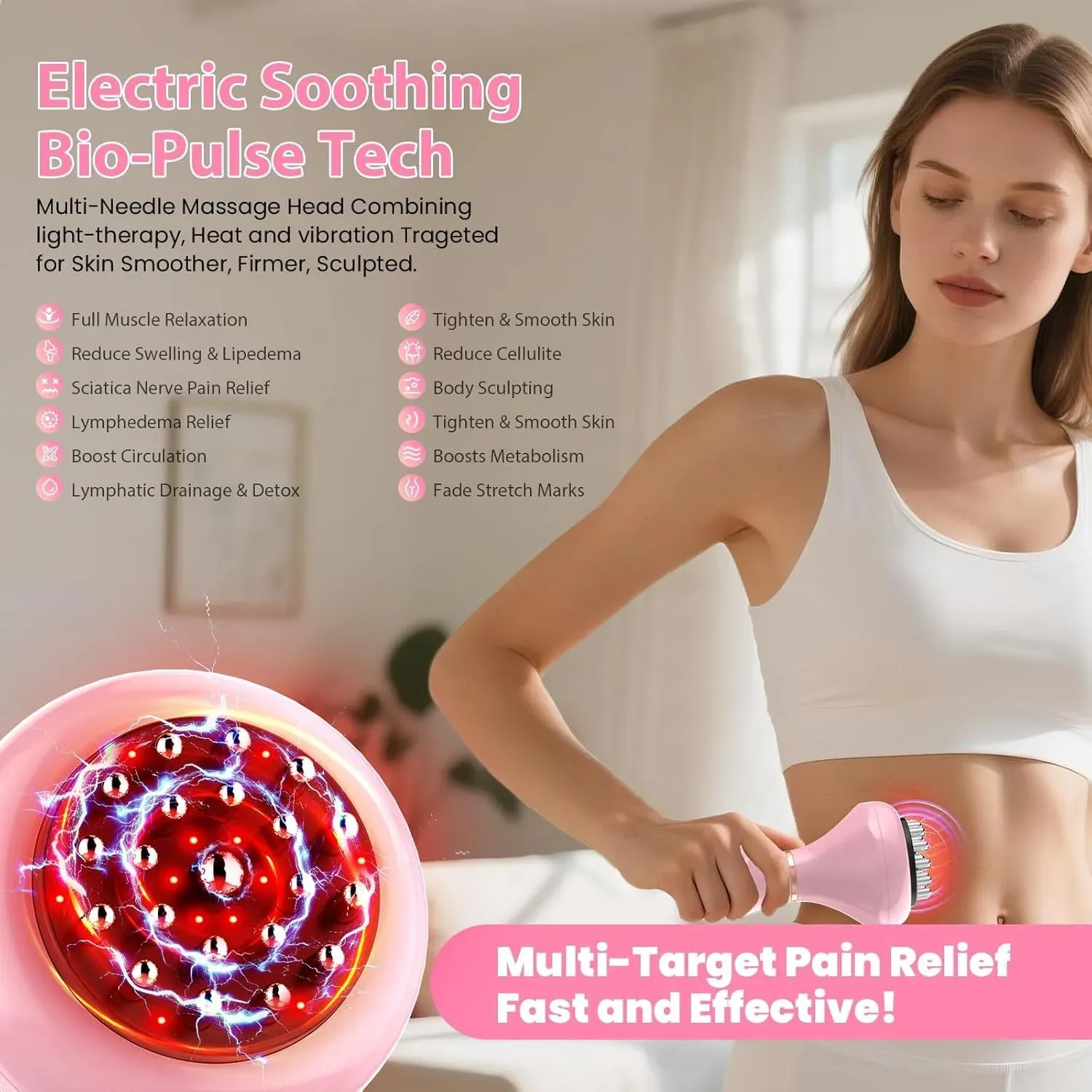 Utilisation de la brosse de massage
