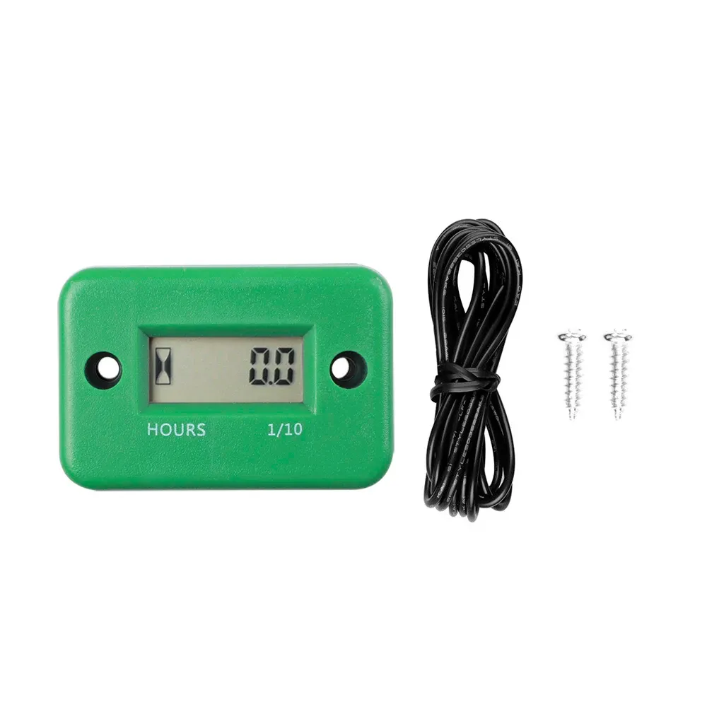 Compteur horaire numérique LCD pour moto, quad, motoneige, bateau, générateur, vélo et voiture 7