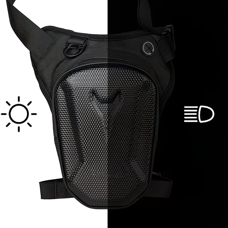 Sacoche de cuisse imperméable pour moto, sac banane, sac bandoulière, pour motard, motocross, équipement moto homme femme 2