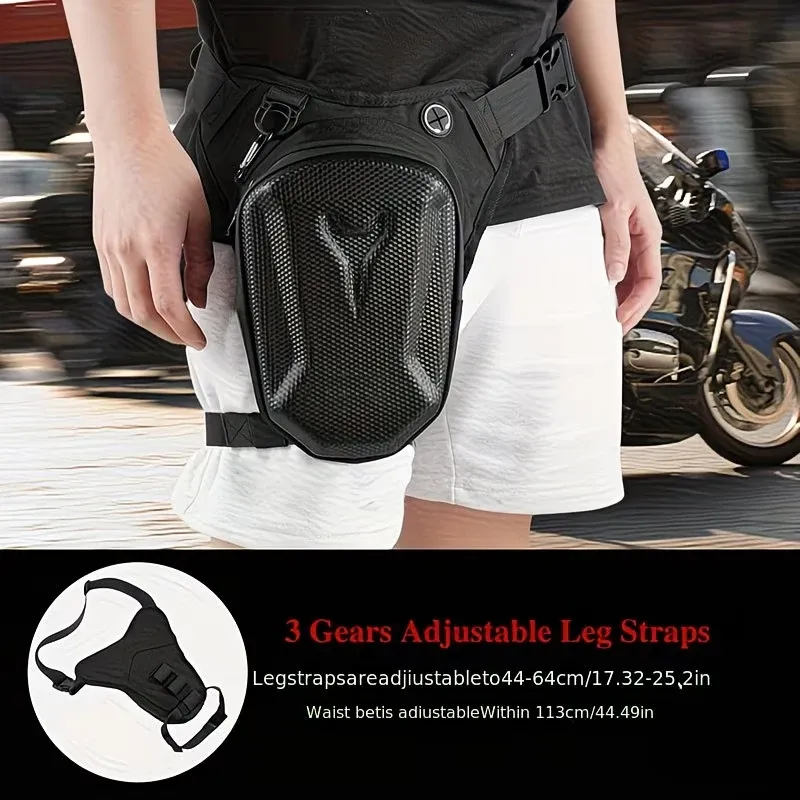 Sacoche de cuisse moto, ajustement