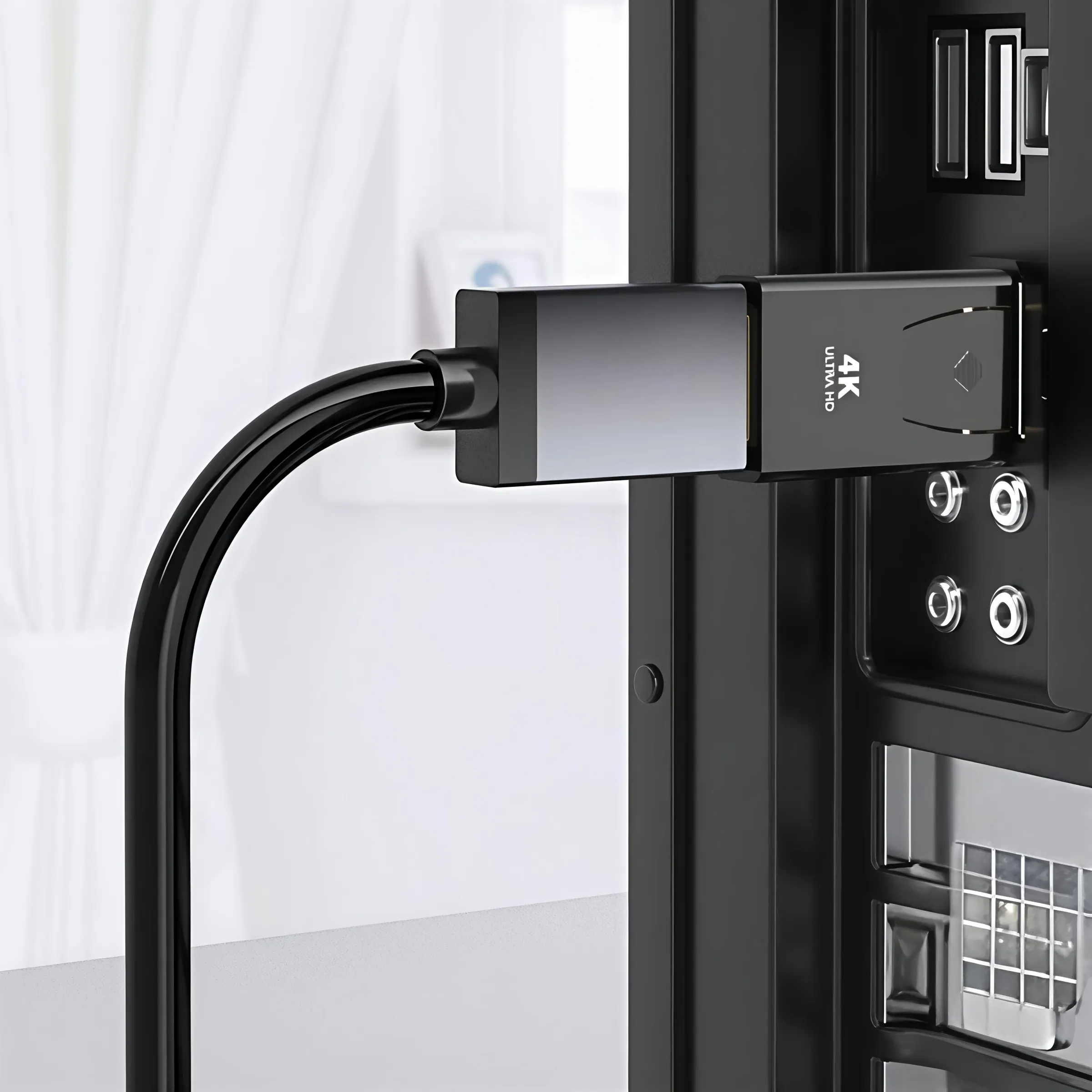 Adaptateur DisplayPort vers HDMI 4K, DP mâle vers HDMI femelle, convertisseur vidéo 1080P pour PC, téléviseur HD et ordinateur portable, 30 Hz/60 Hz 6