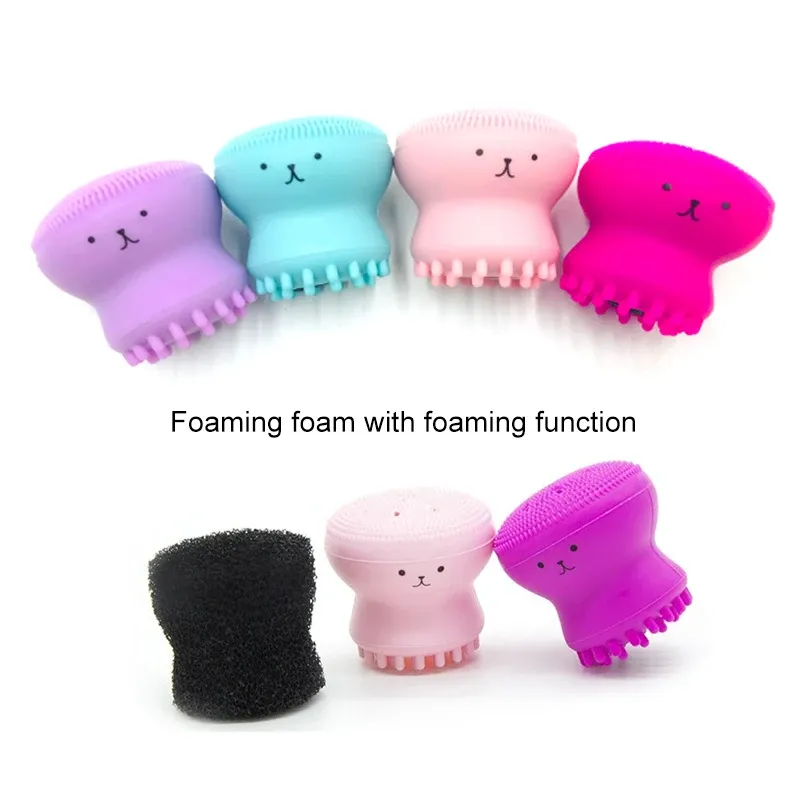 Brosse nettoyante visage en silicone, mini outil exfoliant doux pour un nettoyage en profondeur des pores 4