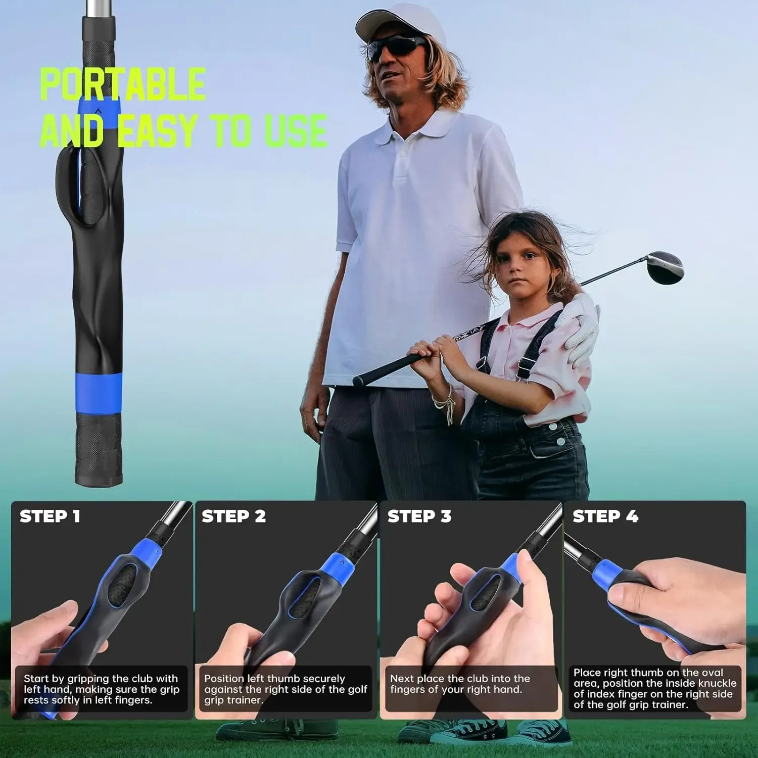 Correcteur de posture pour swing de golf, manchon d'entraînement pour débutants, usage intérieur et extérieur 3