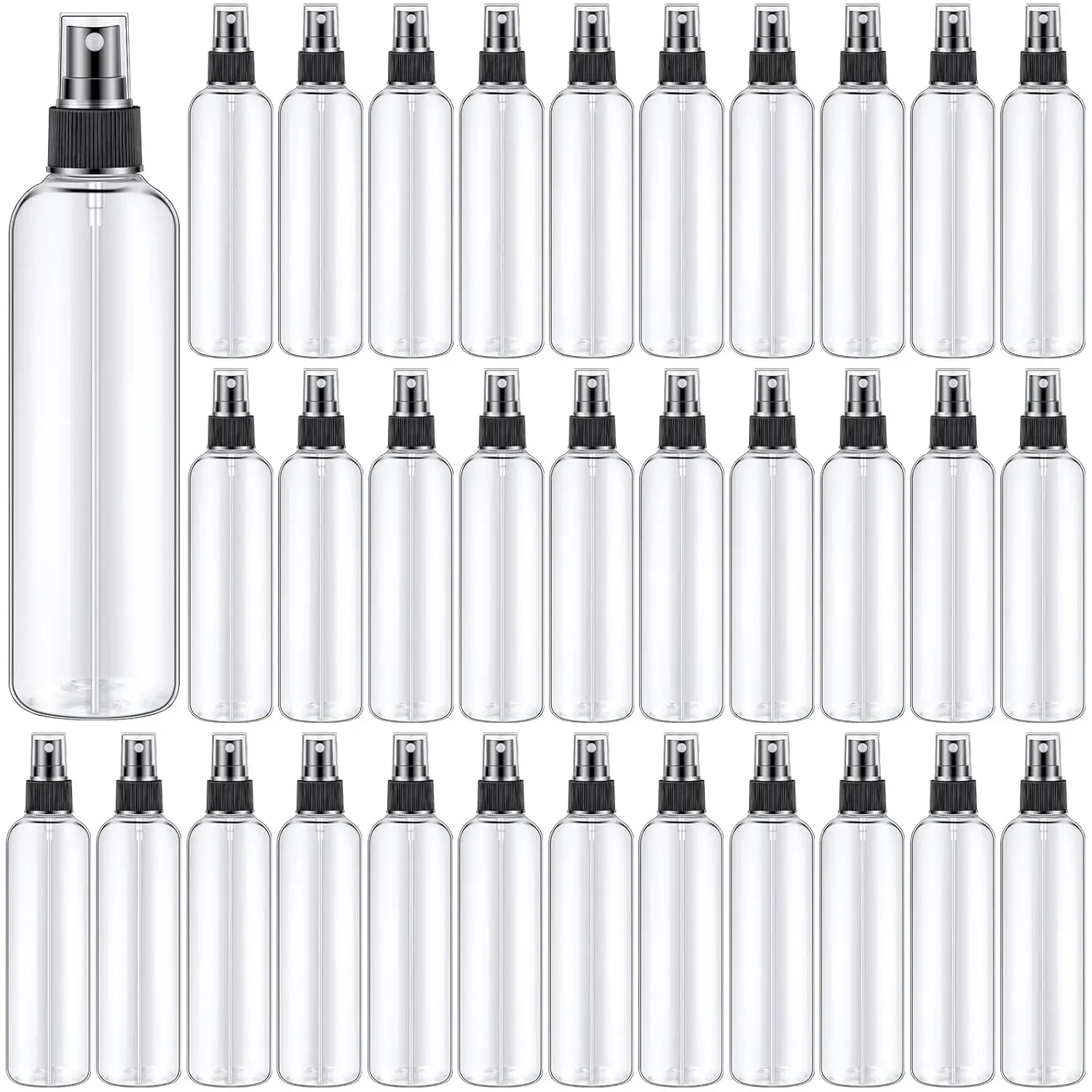 Flacons de voyage vaporisateurs en plastique rechargeables