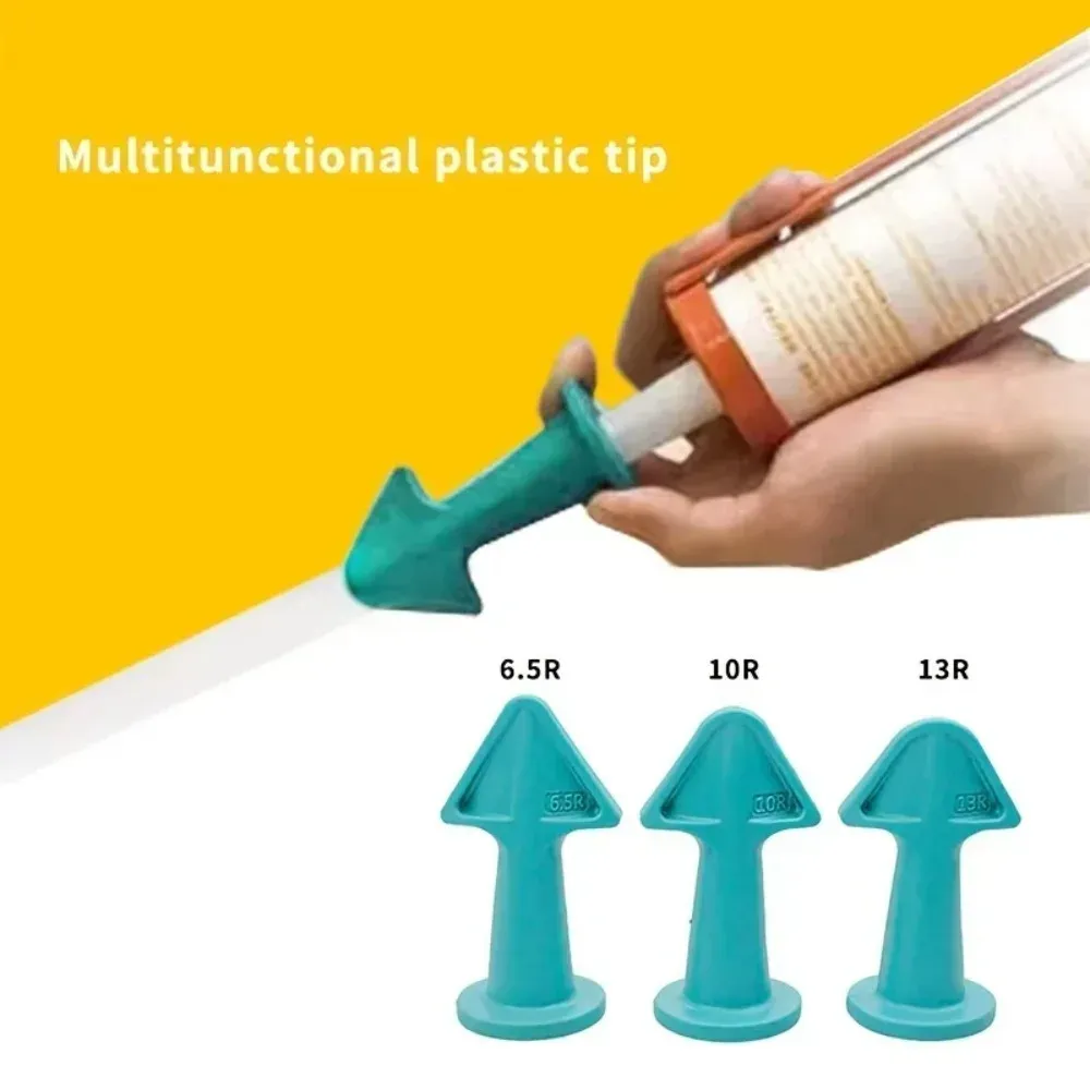 Buse à mastic en silicone multifonction, grattoir, outils de calfeutrage pour sol, kit de buses à mastic en silicone, ensemble d'amélioration de l'habitat A, 3 pièces