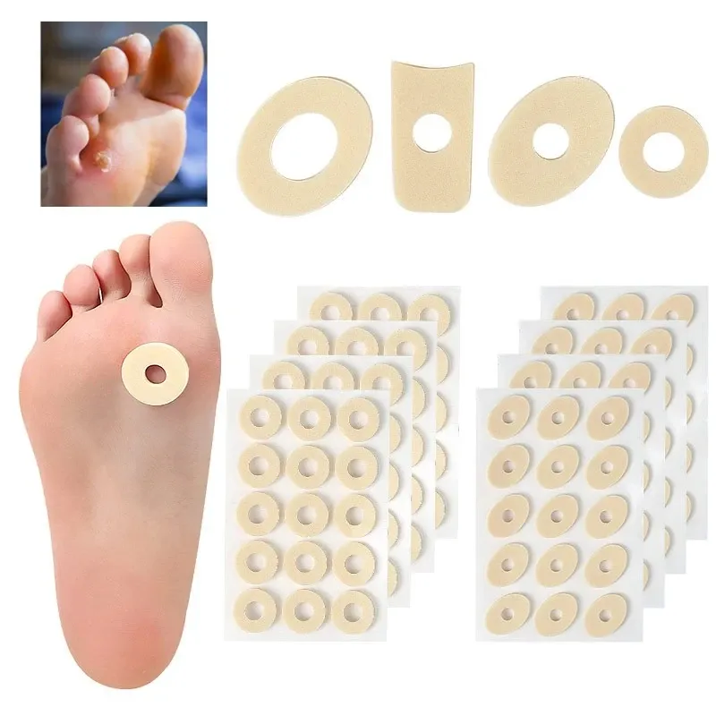Lot de 60 coussinets auto-adhésifs anti-callosités pour le dos des pieds (4 paquets) – Patchs de protection pour orteils, soulagement des ampoules et de la douleur 2