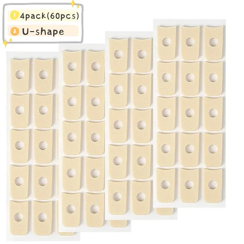 Lot de 60 coussinets auto-adhésifs anti-callosités pour le dos des pieds (4 paquets) – Patchs de protection pour orteils, soulagement des ampoules et de la douleur 10