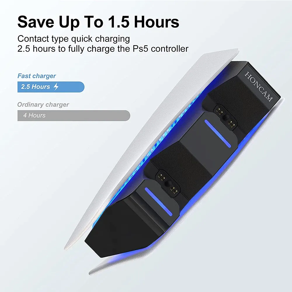 Station de charge USB-C double pour manette DualSense PS5 2