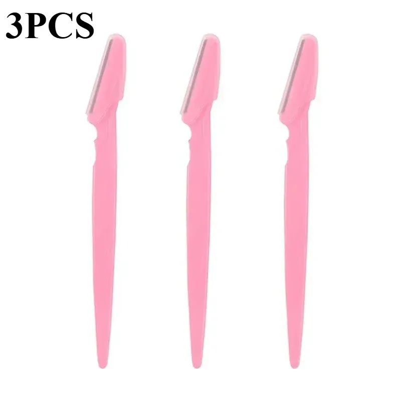 Rasoir à sourcils et rasoir facial pour femmes, outil de dermaplaning exfoliant polyvalent avec capuchon de précision 8