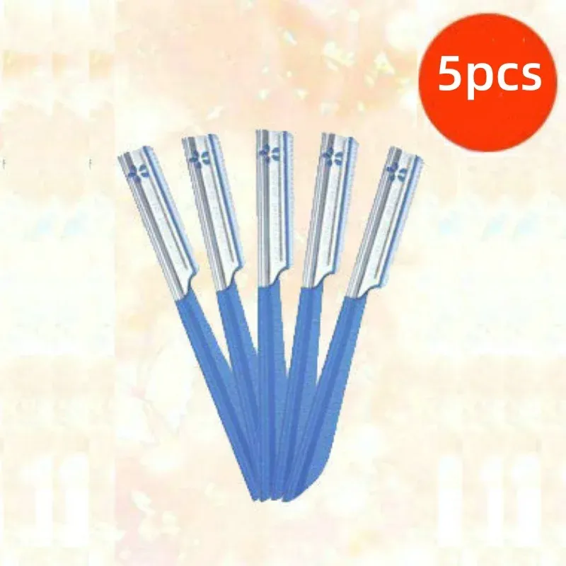 Rasoir à sourcils et rasoir facial pour femmes, outil de dermaplaning exfoliant polyvalent avec capuchon de précision 18