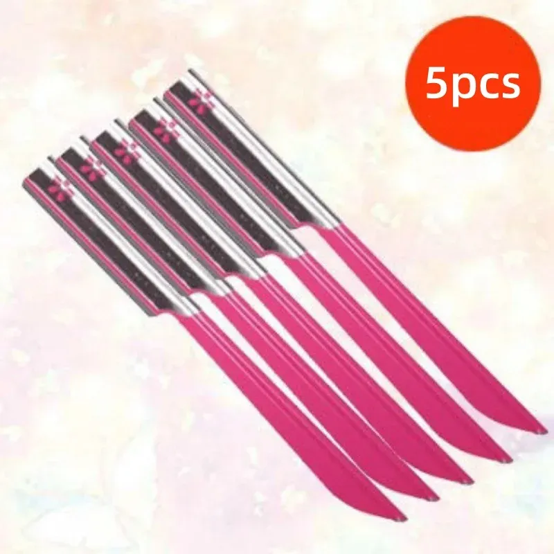 Rasoir à sourcils et rasoir facial pour femmes, outil de dermaplaning exfoliant polyvalent avec capuchon de précision 19