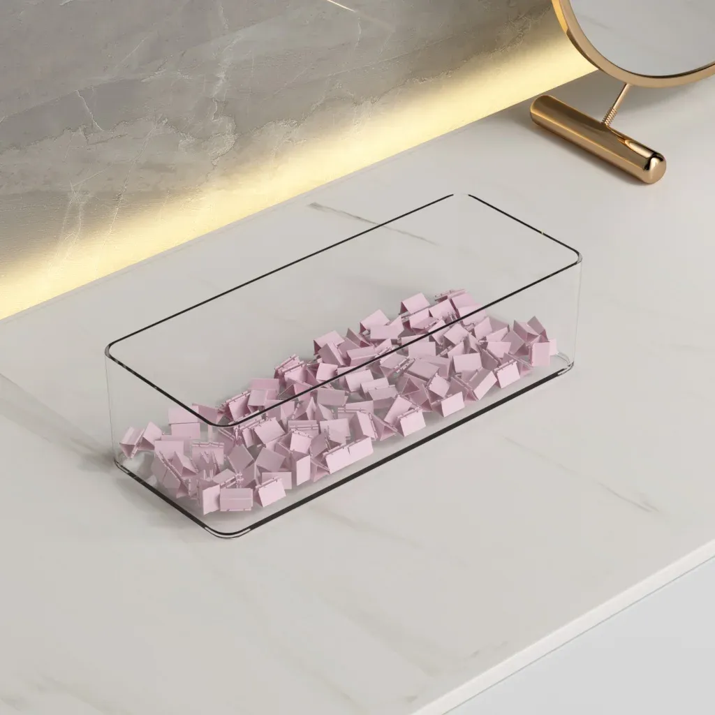 Organisateur de maquillage pour tiroir, organisateur pour coiffeuse, comptoir, salle de bain, cuisine et armoires, boîtes de rangement 10
