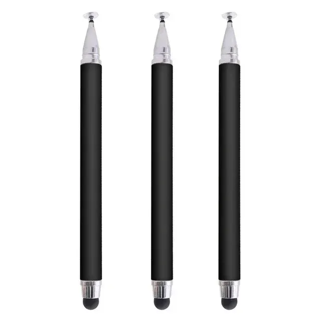 Stylet capacitif universel 2 en 1 pour tablette et smartphone, lot de 3, compatible iPhone, Android et tous écrans tactiles capacitifs 14