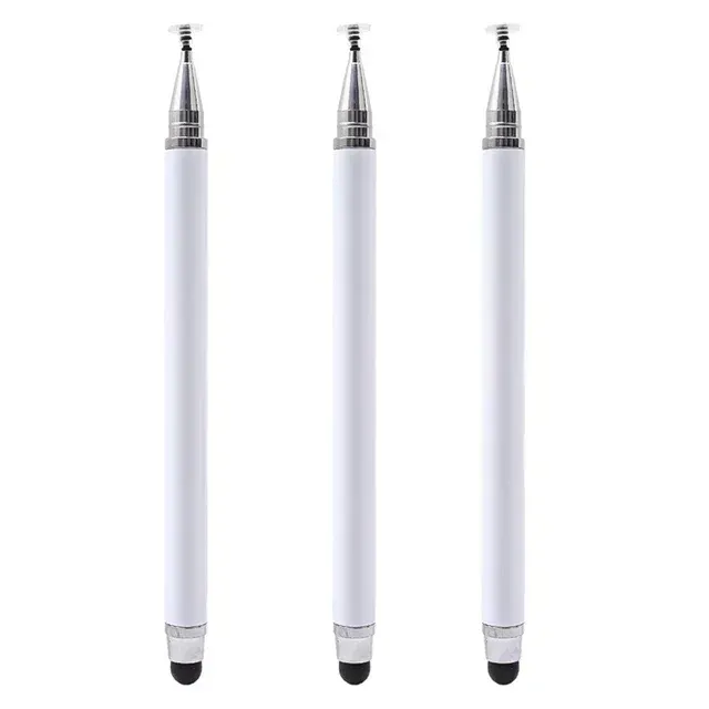 Stylet capacitif universel 2 en 1 pour tablette et smartphone, lot de 3, compatible iPhone, Android et tous écrans tactiles capacitifs 8