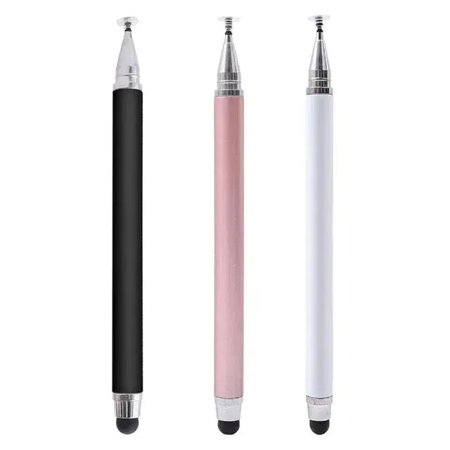 Stylet capacitif universel 2 en 1 pour tablette et smartphone, lot de 3, compatible iPhone, Android et tous écrans tactiles capacitifs 7