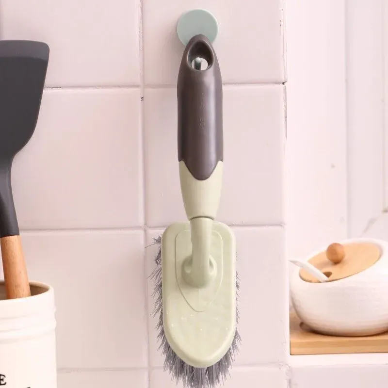 Brosse multifonction à poils rigides pour joints de sol et carrelage de salle de bain 8