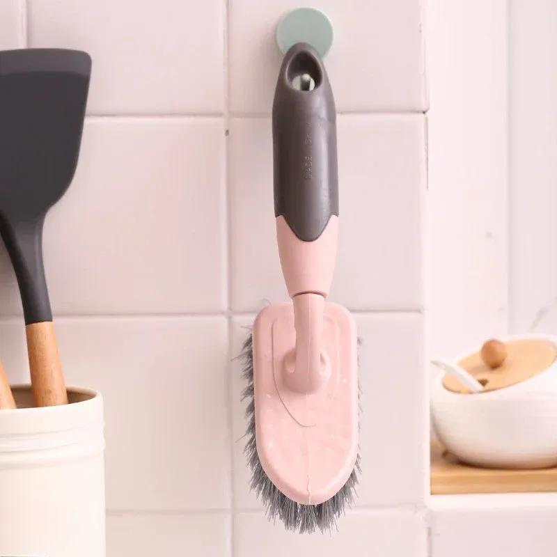 Brosse multifonction à poils rigides pour joints de sol et carrelage de salle de bain 7