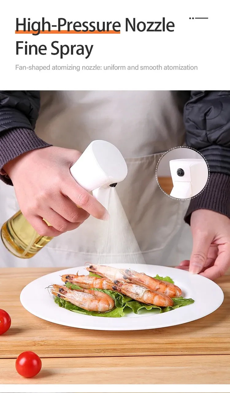 Détail du vaporisateur d'huile de cuisine