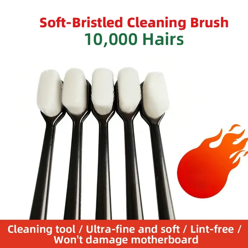 Détail de la brosse de nettoyage