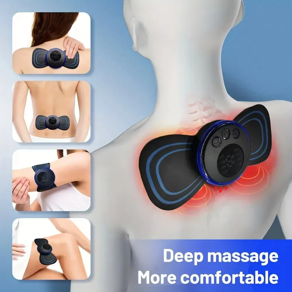 Masseur cervical Ohio avec télécommande, 8 modes, technologie EMS et relaxation musculaire 4