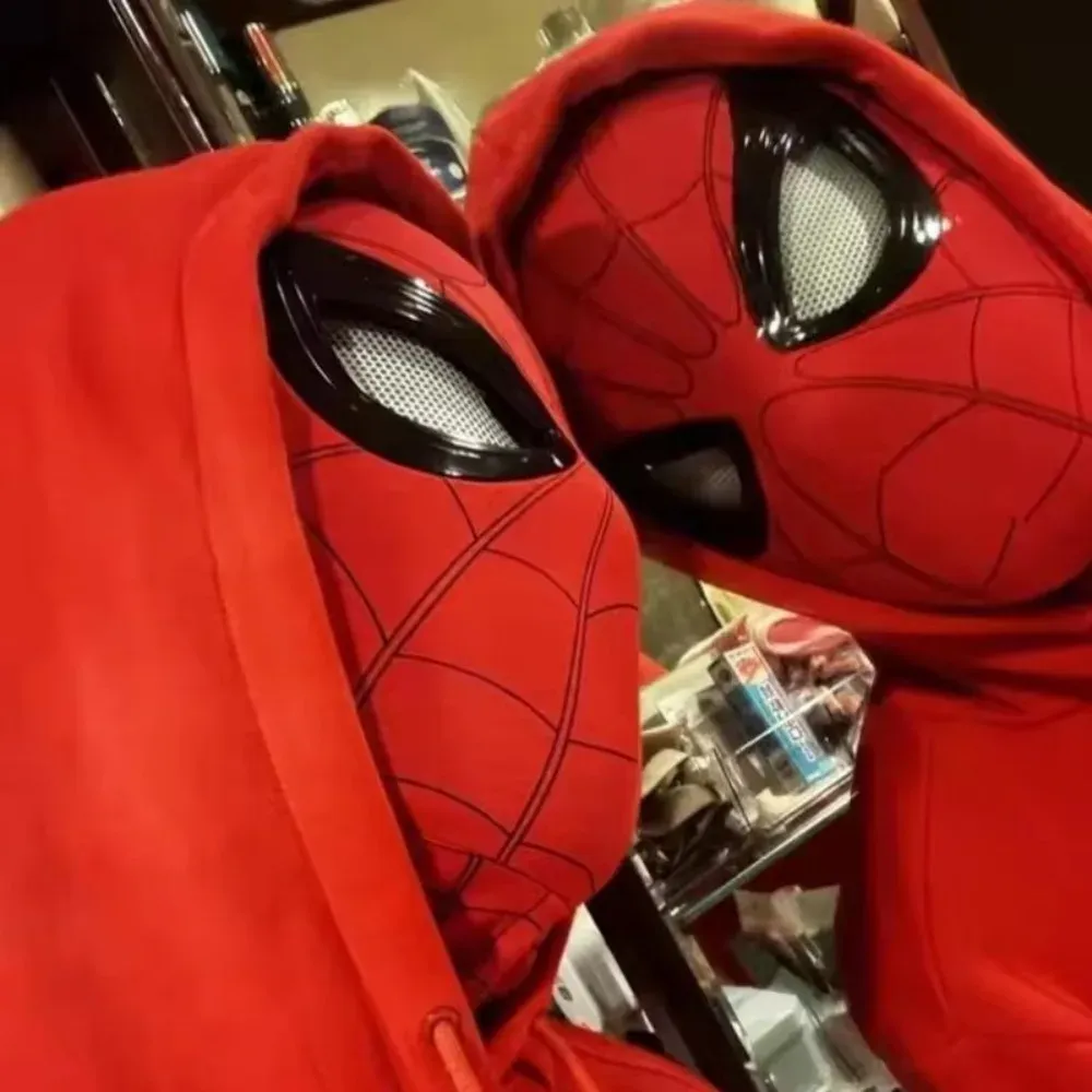 Masque de tête cosplay à yeux mobiles 1:1, accessoire de costume pour Halloween 5