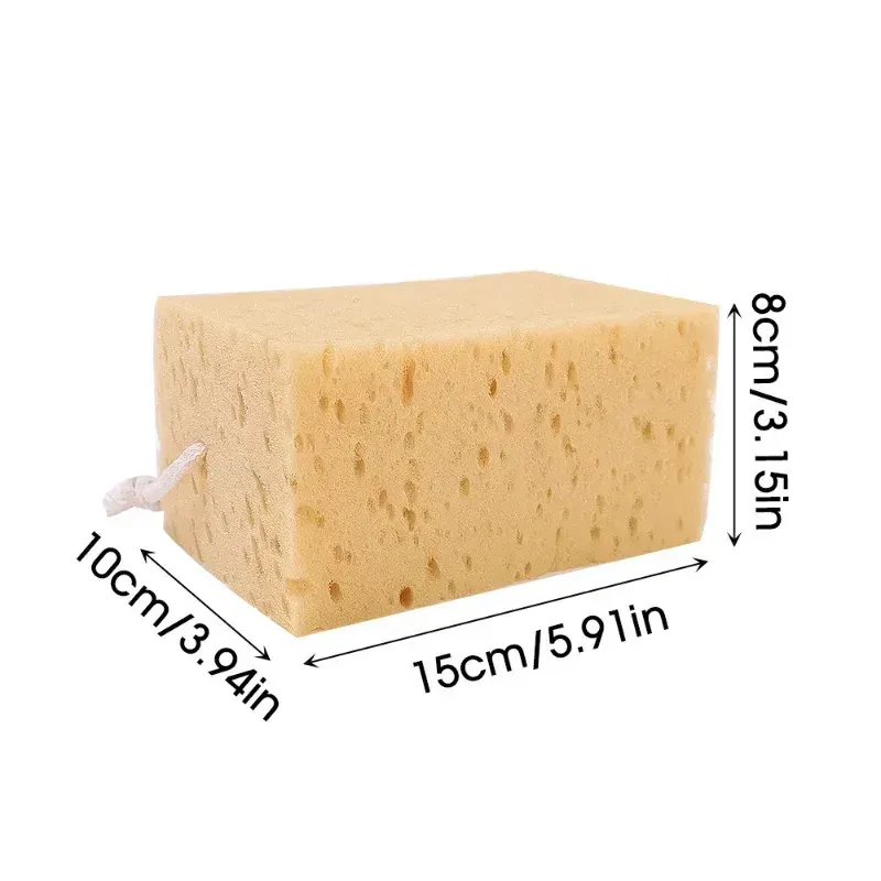 Éponge de lavage pour voiture en nid d'abeille grand format avec brosse dépoussiérante pour le détailing automobile 5