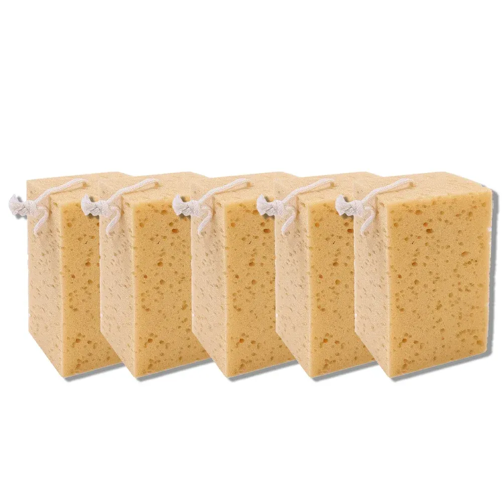 Éponge de lavage pour voiture en nid d'abeille grand format avec brosse dépoussiérante pour le détailing automobile 10