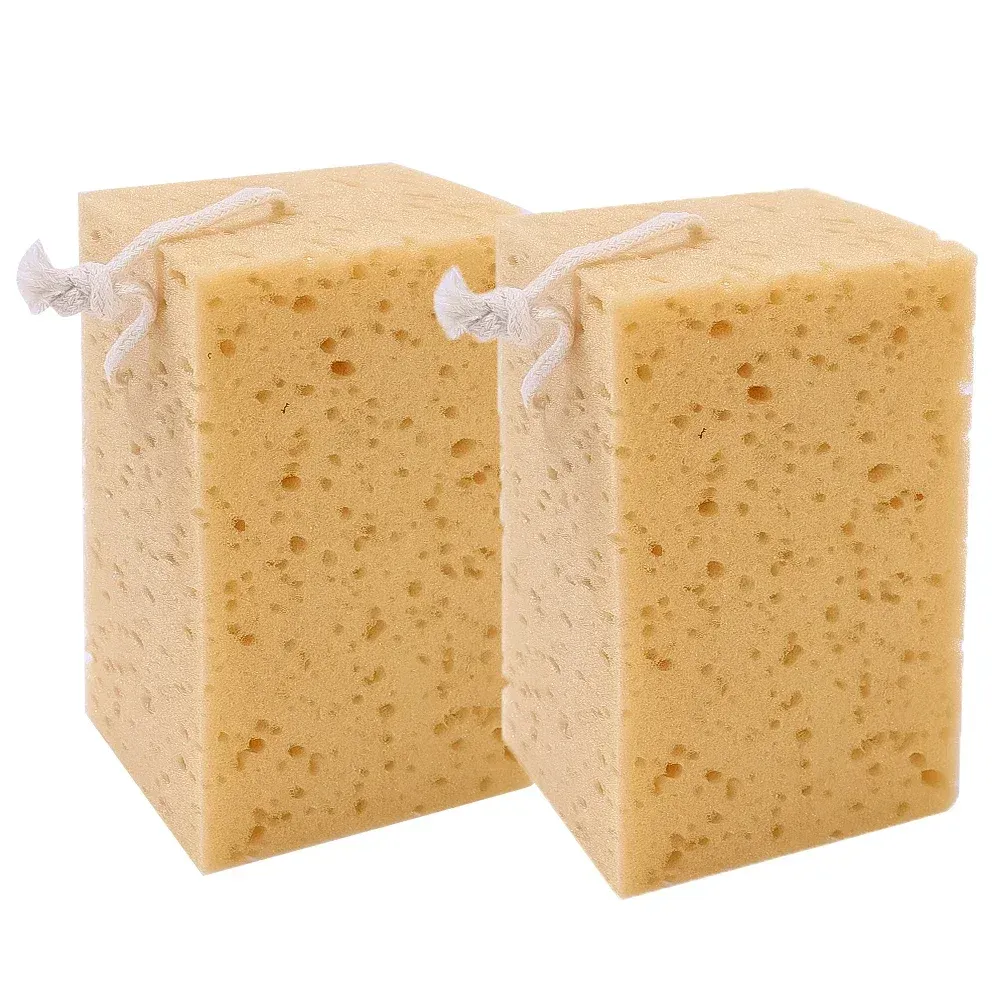 Éponge de lavage pour voiture en nid d'abeille grand format avec brosse dépoussiérante pour le détailing automobile 8