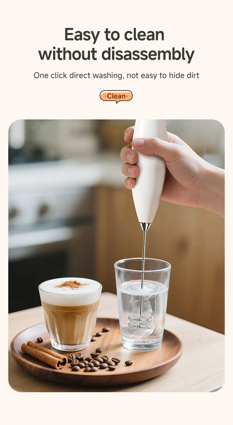 Mousseur à lait pour café et pâtisserie