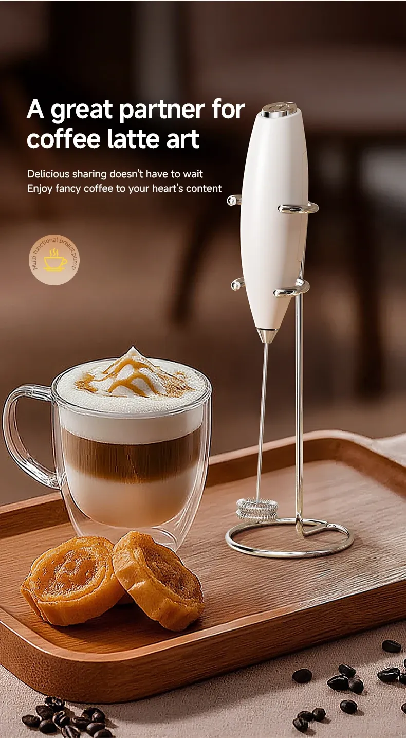 Mousseur à lait électrique portable
