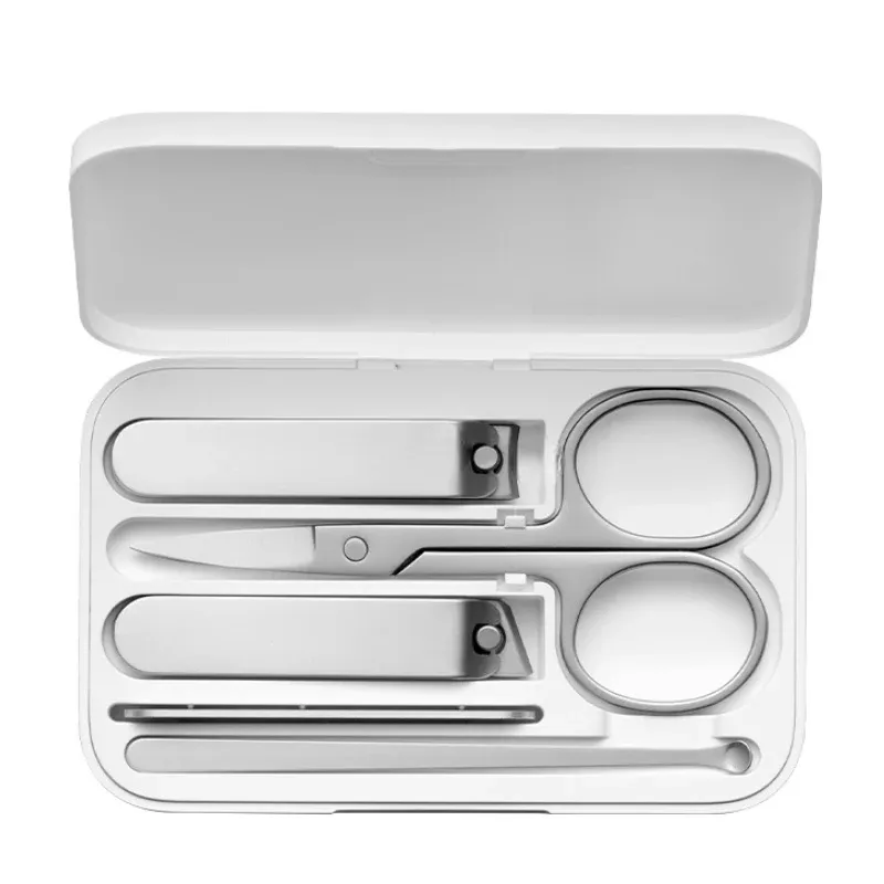 Ensemble de coupe-ongles Xiaomi Mijia en acier inoxydable 5 en 1, pour pédicure et soins des ongles 2